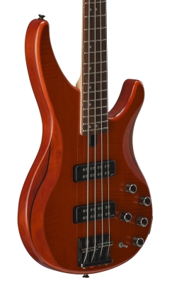 TRBX604FM 600 Series Bass Guitar - Caramel Brown