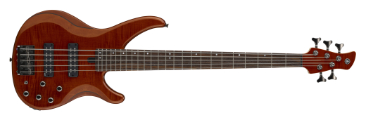 Yamaha TRBX605FM 600 Series 5-String Bass Guitar - Caramel Brown
