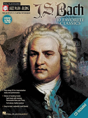 Hal Leonard - J.S. Bach: Jazz Play-Along Volume 120 - Book/CD