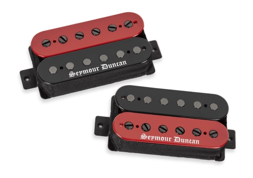 Seymour Duncan - Black Winter High Output Passive Humbucker Pickup Set - Red/Black