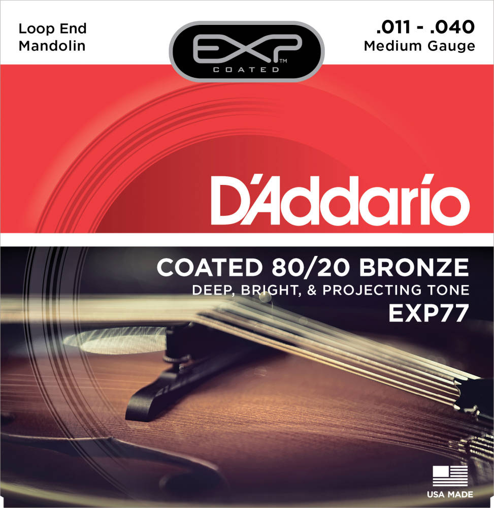 EXP77 - Mandolin 80/20 Bronze Coated Medium 11-40
