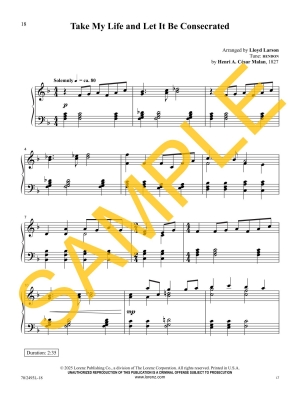 I Have Decided: Hymns of Invitation for Solo Piano - Larson - Piano - Book