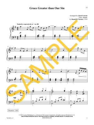 I Have Decided: Hymns of Invitation for Solo Piano - Larson - Piano - Book