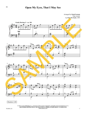 I Have Decided: Hymns of Invitation for Solo Piano - Larson - Piano - Book
