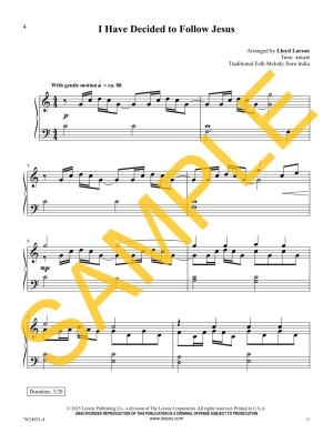 I Have Decided: Hymns of Invitation for Solo Piano - Larson - Piano - Book