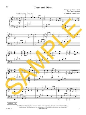 I Have Decided: Hymns of Invitation for Solo Piano - Larson - Piano - Book