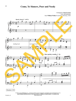 I Have Decided: Hymns of Invitation for Solo Piano - Larson - Piano - Book