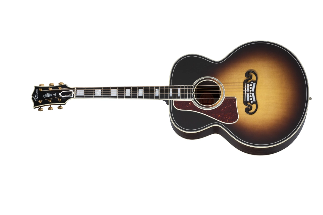 SJ-200 Western Classic Acoustic Guitar with Hardshell Case - Vintage Sunburst (Left Handed)