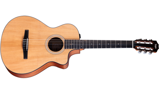 Taylor Guitars - 112ce-N Nylon Grand Concert Sapele/Spruce Acoustic/Electric Guitar with Gig Bag