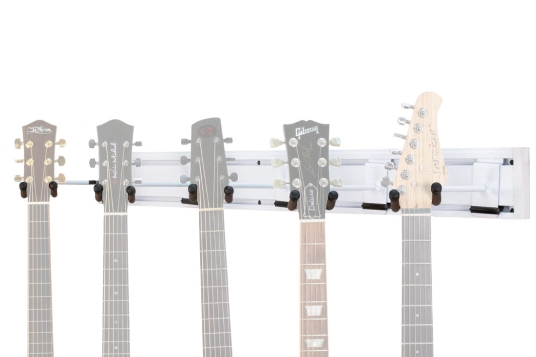 Multi-Guitar Wall Rack - White