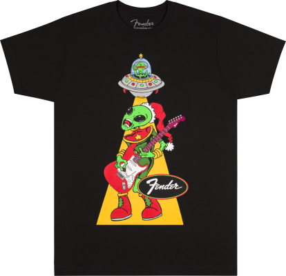 Fender - Ugly Christmas Alien Tee - Large