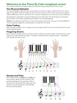 Piano-by-Color: Christmas Carols - Piano - Book