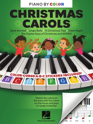 Hal Leonard - Piano-by-Color: Christmas Carols - Piano - Book