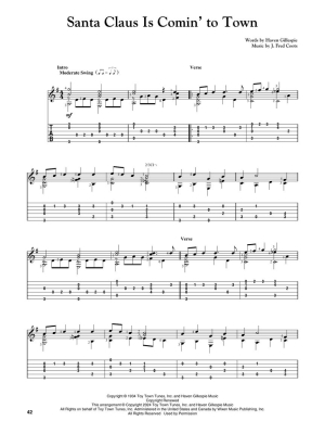 20 Christmas Songs for Solo Classical Guitar - Classical Guitar TAB - Book