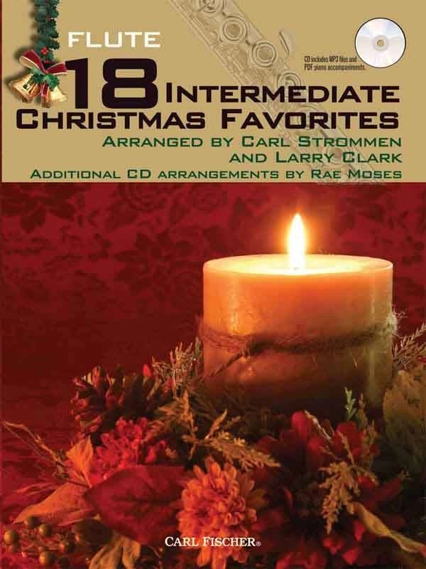 18 Intermediate Christmas Favorites - Strommen/Clark/Moses - Flute - Book/CD