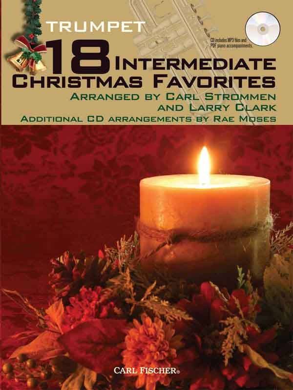 18 Intermediate Christmas Favorites - Strommen/Clark/Moses - Trumpet - Book/CD