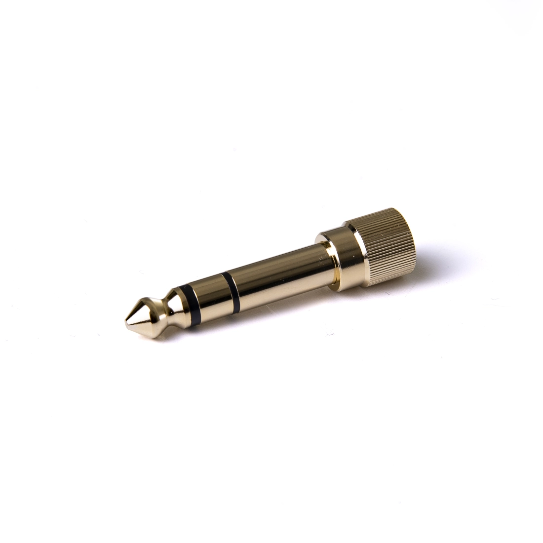 1/8\'\' to 1/4\'\' Gold Threaded Headphone Adapter