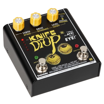 Knife Drop Fuzz Pedal - Black