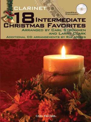 18 Intermediate Christmas Favorites - Strommen/Clark/Moses - Clarinet - Book/CD