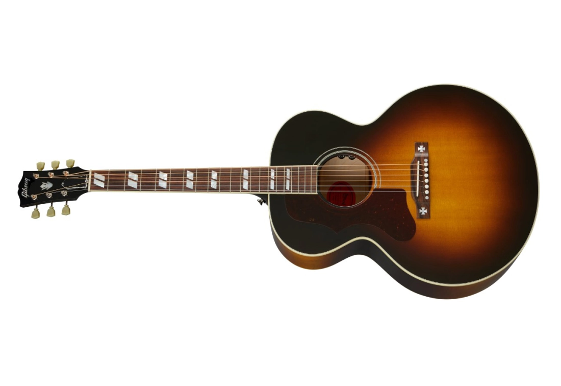 J-185 Original Acoustic/Electric Guitar with Hardshell Case - Vintage Sunburst (Left Handed)