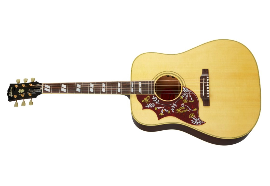 Hummingbird Original Acoustic/Electric Guitar with Hardshell Case - Antique Natural (Left Handed)