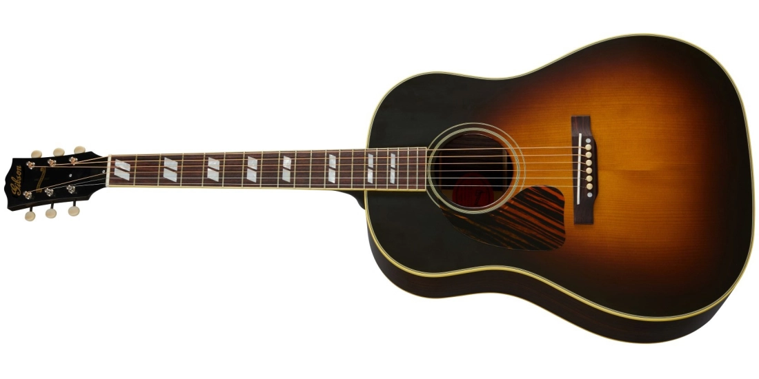 1942 Banner Southern Jumbo Acoustic Guitar with Hardshell Case - Vintage Sunburst (Left Handed)