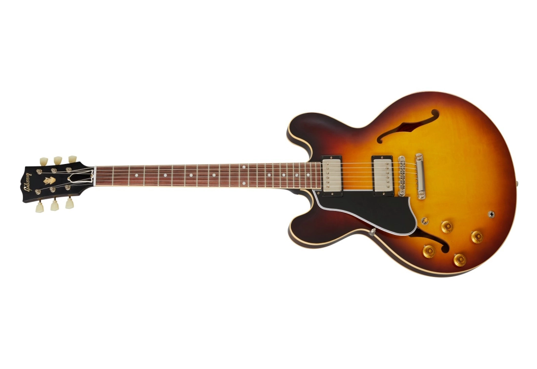 1959 ES-335 Reissue VOS Electric Guitar with Hardshell Case - Vintage Sunburst (Left Handed)