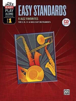 Alfred Publishing - Alfred Jazz Easy Play-Along Series, Vol. 1: Easy Standards