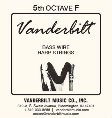 Vanderbilt Music - Standard Bass Wire - 5th Octave, F