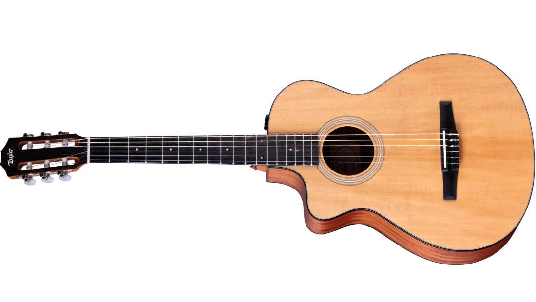 112ce-N Nylon Grand Concert Sapele/Spruce Acoustic/Electric Guitar with Gig Bag, Left Handed