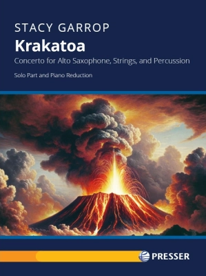 Theodore Presser - Krakatoa - Garrop - Alto Saxophone/Piano - Sheet Music