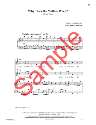 Simply SA: Concert Repertoire for SA Choirs - Book (Reproducible)