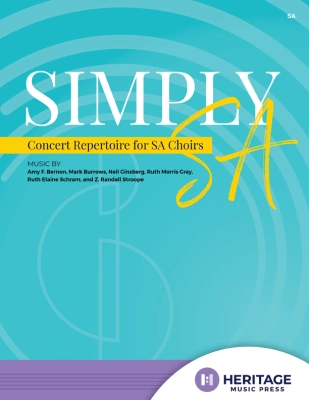 Heritage Music Press - Simply SA: Concert Repertoire for SA Choirs - Book (Reproducible)