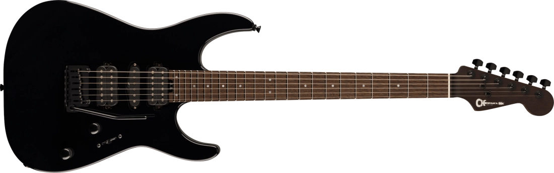 MJ DK24 HSH 2PT W Mahogany, Wenge Fingerboard - Gloss Black