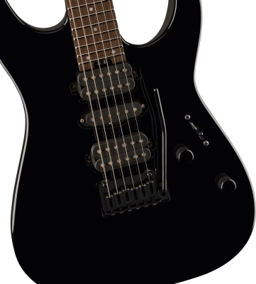 MJ DK24 HSH 2PT W Mahogany, Wenge Fingerboard - Gloss Black