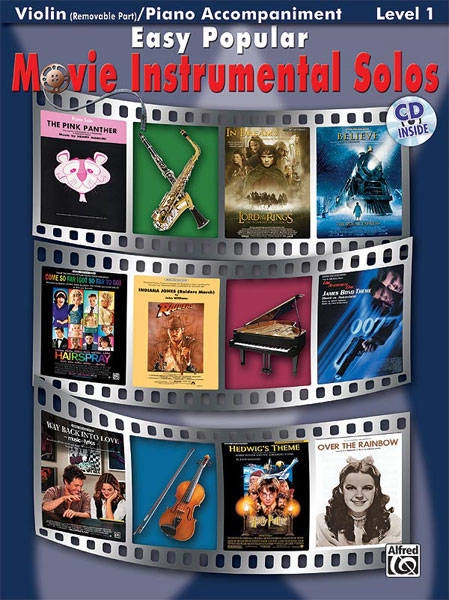 Easy Popular Movie Instrumental Solos - Galliford - Violin/Piano Accompaniment - Book/CD