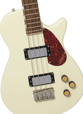 Streamliner Jet Club Bass Single-Cut, Laurel Fingerboard - Vintage White