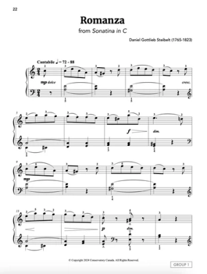 Mosaics Piano Repertoire Level 1 - Book