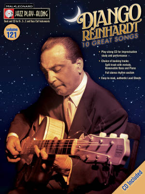 Django Reinhardt: Jazz Play-Along Volume 121 - Book/CD