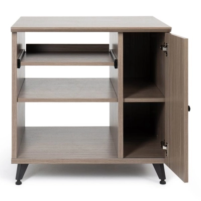 Elite Series Sidecar Rack Cabinet with Shelf - Grey