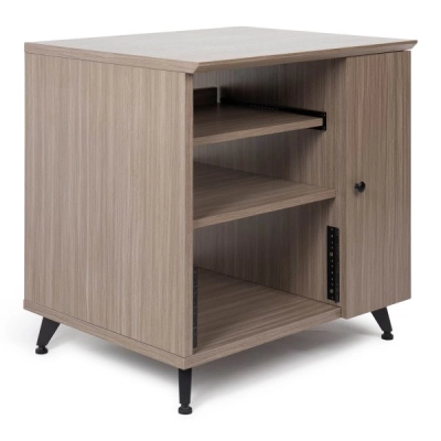 Elite Series Sidecar Rack Cabinet with Shelf - Grey