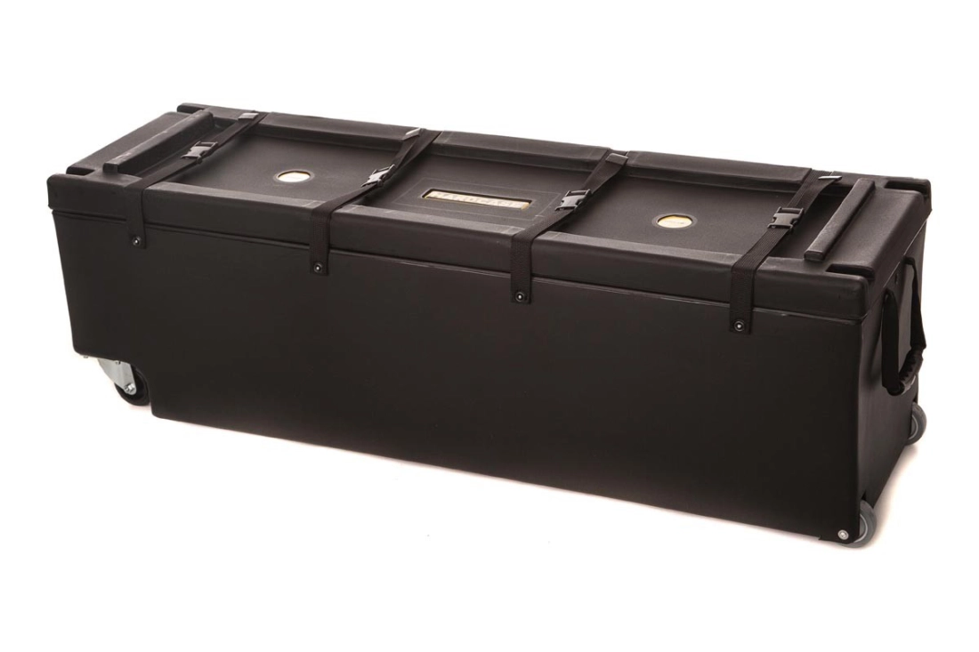 52\'\' x 16\'\' x 16\'\' Hardware Case with 4 Wheels - Black