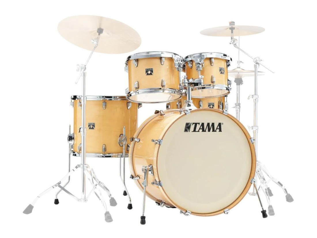 Superstar Classic 5-Piece Shell Pack (22,10,12,16,SD) - Gloss Natural Blonde
