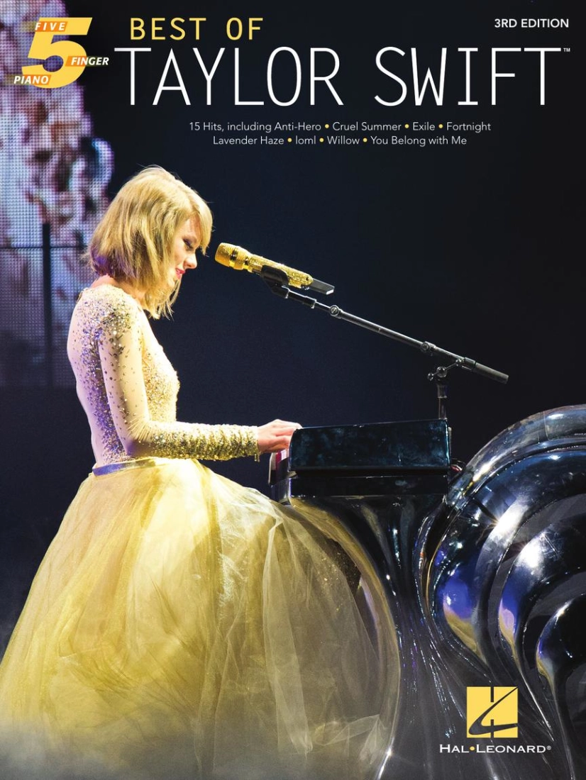 Best of Taylor Swift (3rd Edition) - Swift - 5 Finger Piano - Book