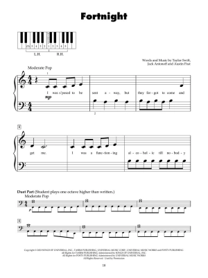 Best of Taylor Swift (3rd Edition) - Swift - 5 Finger Piano - Book