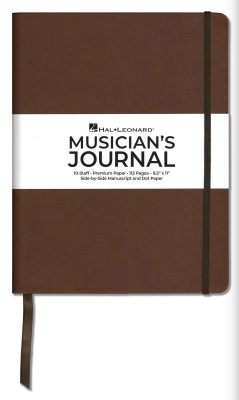 Hal Leonard - Musicians Journal - Manuscript 10 Staff/Dot Paper - Book