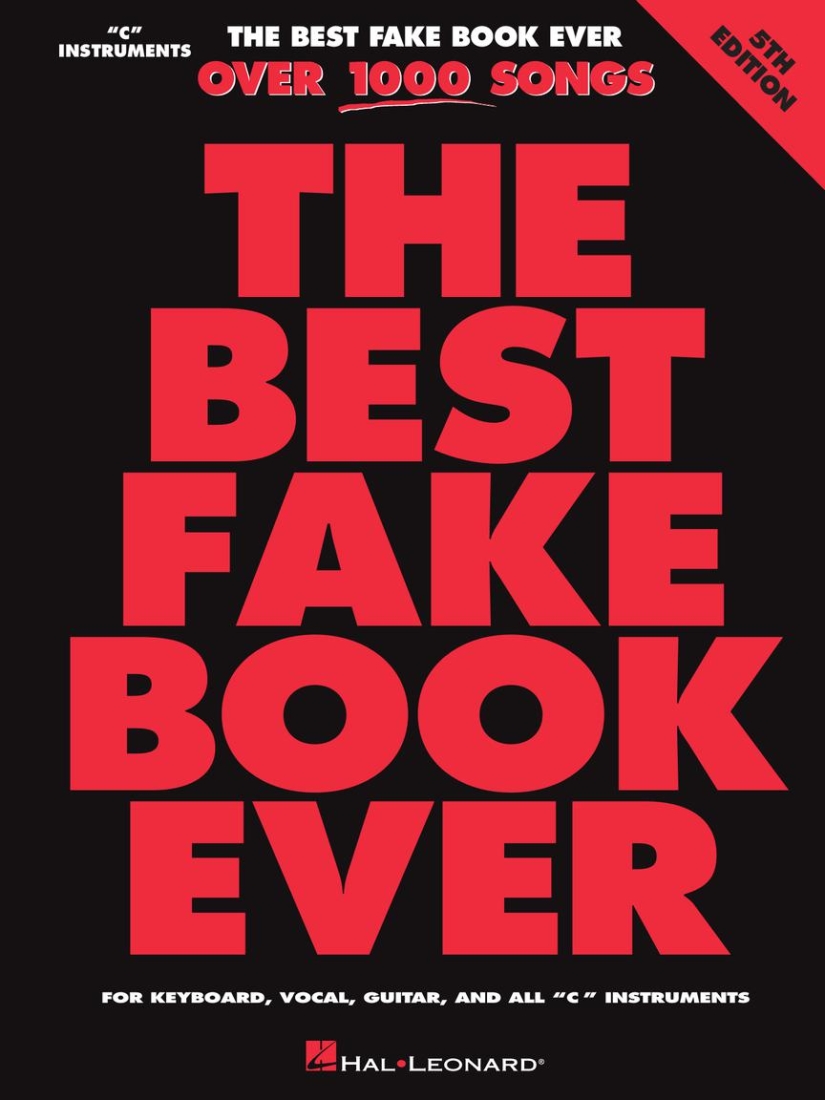 Best Fake Book Ever (5th Edition) - C Edition - Book