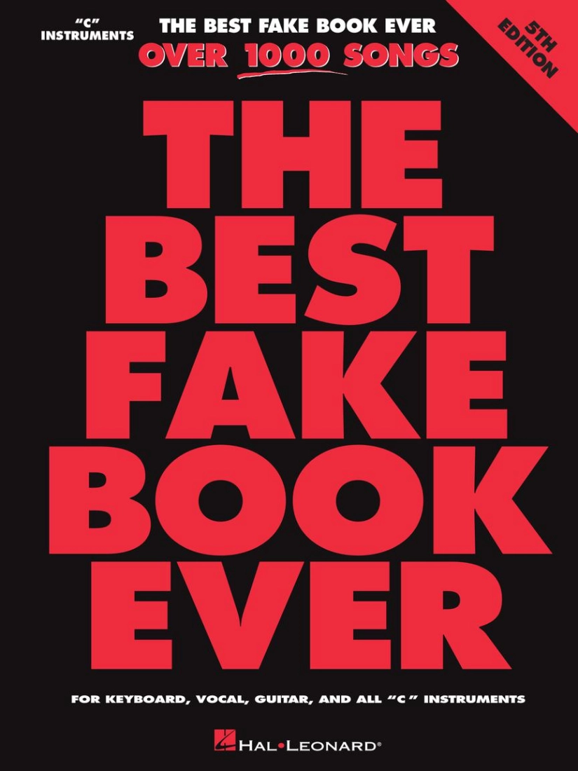 Best Fake Book Ever (5th Edition) - C Edition - Book