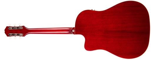 Inspired by Gibson J-45 Acoustic/Electric Guitar - Aged Wine Red