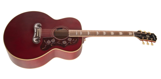 Limited Edition Inspired by Gibson J-200 Acoustic/Electric Guitar - Wine Red